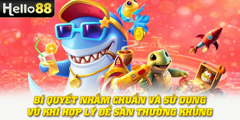 Bắn Cá Thần Tài - Săn Vàng, Bắn Boss Và Nhận Thưởng Mỗi Ngày 3 Bí quyết nhắm chuẩn và sử dụng vũ khí hợp lý để săn thưởng khủng